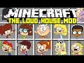 Minecraft THE LOUD HOUSE MOD LINCOLN CLYDE LORI LOLA LUNA MORE Modded Mini Game