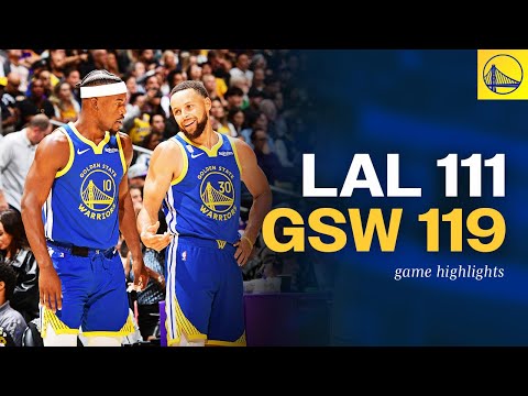 Steph Curry & Jimmy Butler Lead Warriors Opening Night WIN Over Lakers