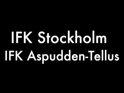 IFK Stockholm  vs  IFK Aspudden Tellus Gul 1