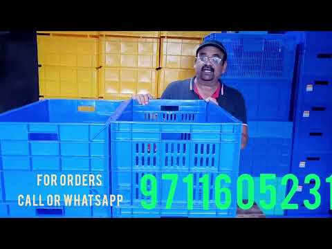 Plastic Crates 650x450 mm series| Jumbo Crates |#bestcrate #crate