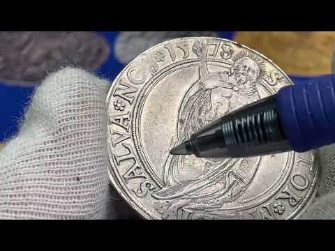 Johan III - Daler 1578 - Ett vackert exemplar med glans från Roberto Delzanno Mynthandel