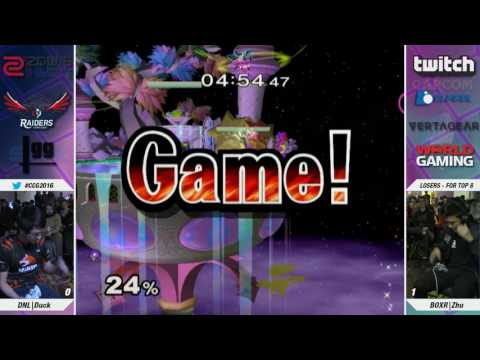 CCG2k16 SSBM Singles Losers Top 64   DNL Duck vs BOXR Zhu
