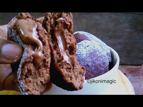 Kenyan Chocolate Mandazi With a Molten Chocolate Center | Jikoni Magic