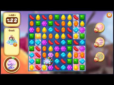 Candy Crush Tales Level 40 - NO BOOSTERS + FULL STORY + NO ADS 📖 | SKILLGAMING ✔️