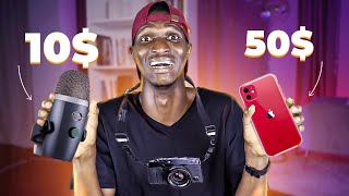 Comment acheter vos équipements de YouTubeur à petit prix