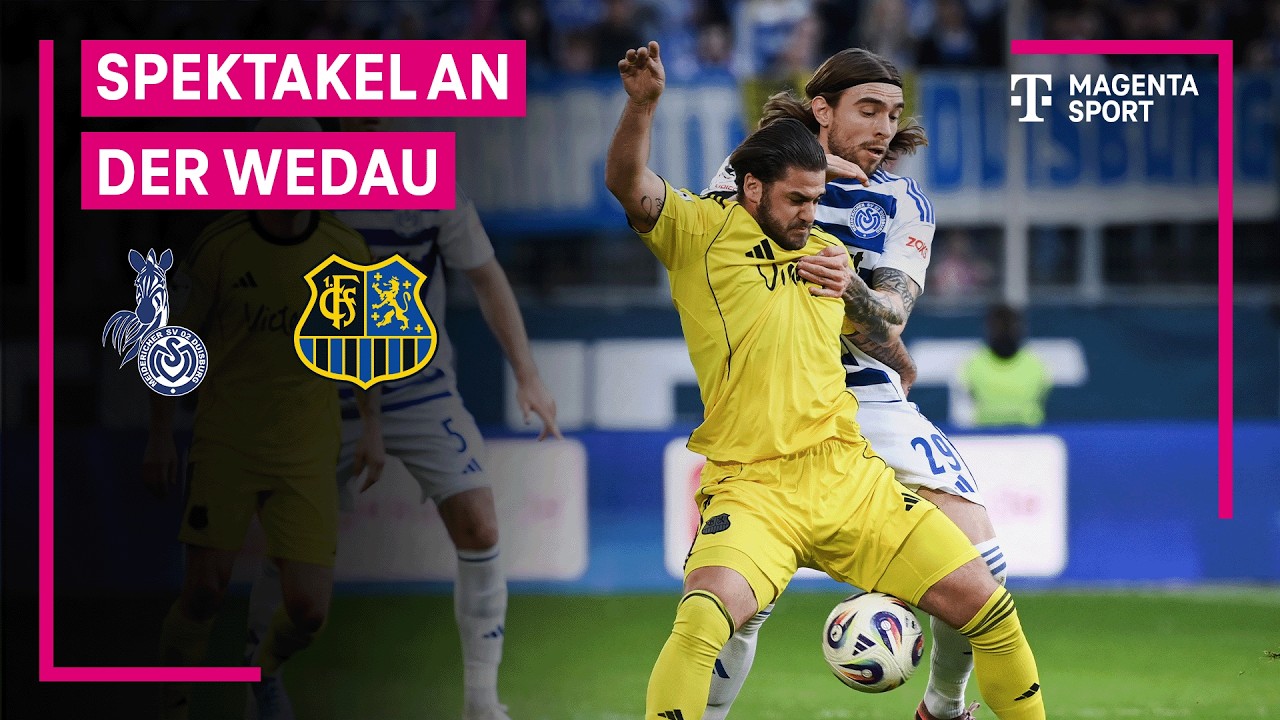MSV Duisburg vs 1.  Saarbrücken Highlights