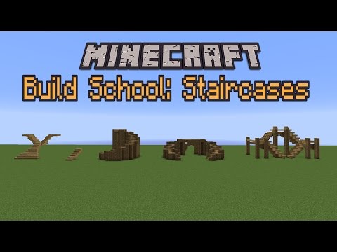 Minecraft Build School: Staircases!