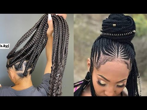 ? Trending #GhanaWeaving Box Braids Hairstyle Compilation || New #Summer #braids Tutorial Ideas ?