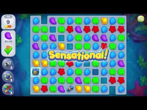 Undersea Match & Build : Level 75, 76, 77, 78 💥(NO BOOSTERS)