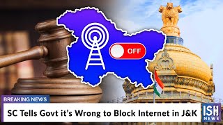 SC Tells Govt it's Wrong to Block Internet in J&K