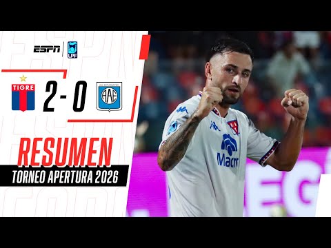 EL MATADOR DEBUTÓ CON UNA SONRISA EN VICTORIA | Tigre 2-0 Estudiantes R.C | RESUMEN