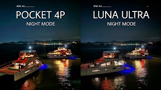 DJI Osmo Pocket 4P VS Insta360 Luna ULTRA | NIGHT MODE | Camera Test 