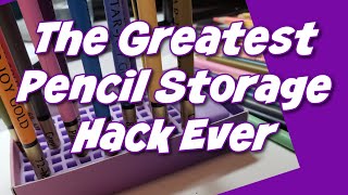 The Greatest Pencil Storage Hack EVER!