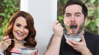 WEIRD CEREAL CHALLENGE w/ Rosanna Pansino