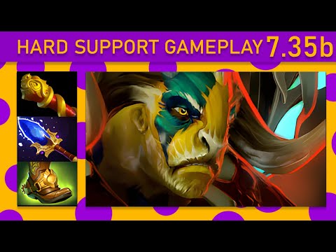 ⭐Elder Titan 30+ K/A! Hard Support Gameplay 7.35b - Dota 2 Top MMR