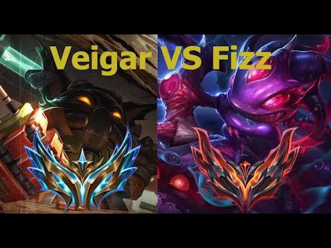Challenger Veigar vs 800LP Fizz Full Game Commentary