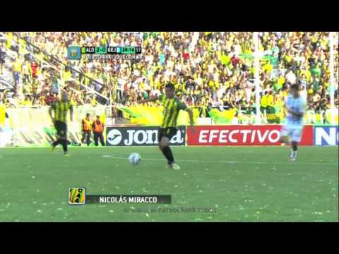 Gol de Miracco. Aldosivi 2 - Gimnasia J 0. Fecha 22. Torneo Primera B Nacional 2014. FPT