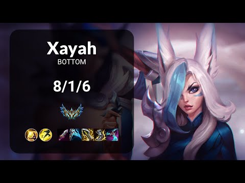 Xayah vs Jhin BOTTOM - KR CHALLENGER Patch 14.21