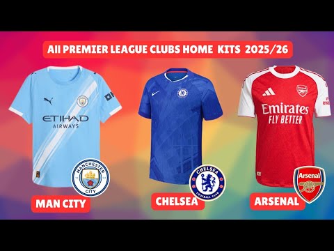 ‎All Premier League Clubs Home Kit For 2025/ 2026 Season