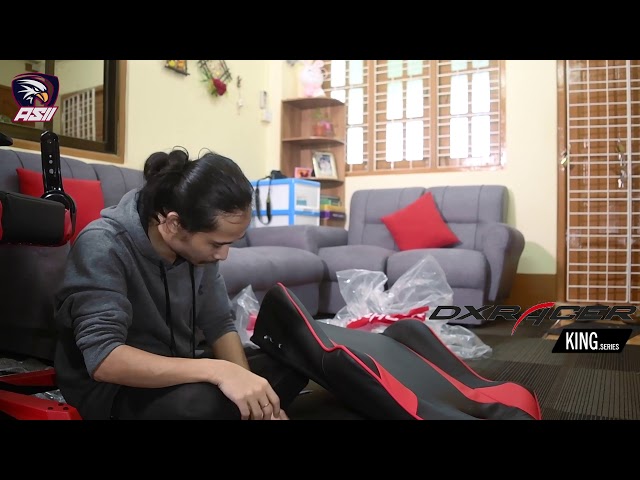 Ghế DXRacer KING Series KS06-NR (Đen/Đỏ)