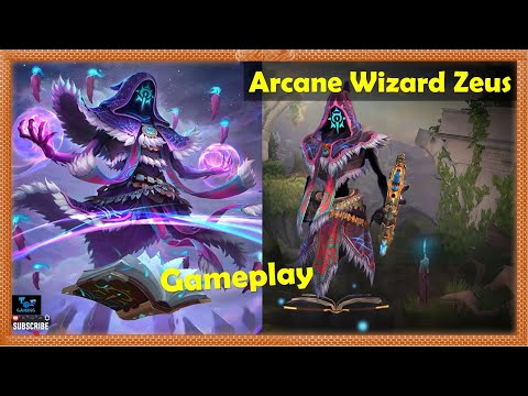 Smite 10.3 Season of Hope PTS - Zeus New Skin Arcane Wizard Zeus, Voice Gameplay