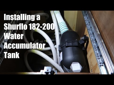 Shurflo 182-200 Water Accumulator Tank Installation | RV Upgrades