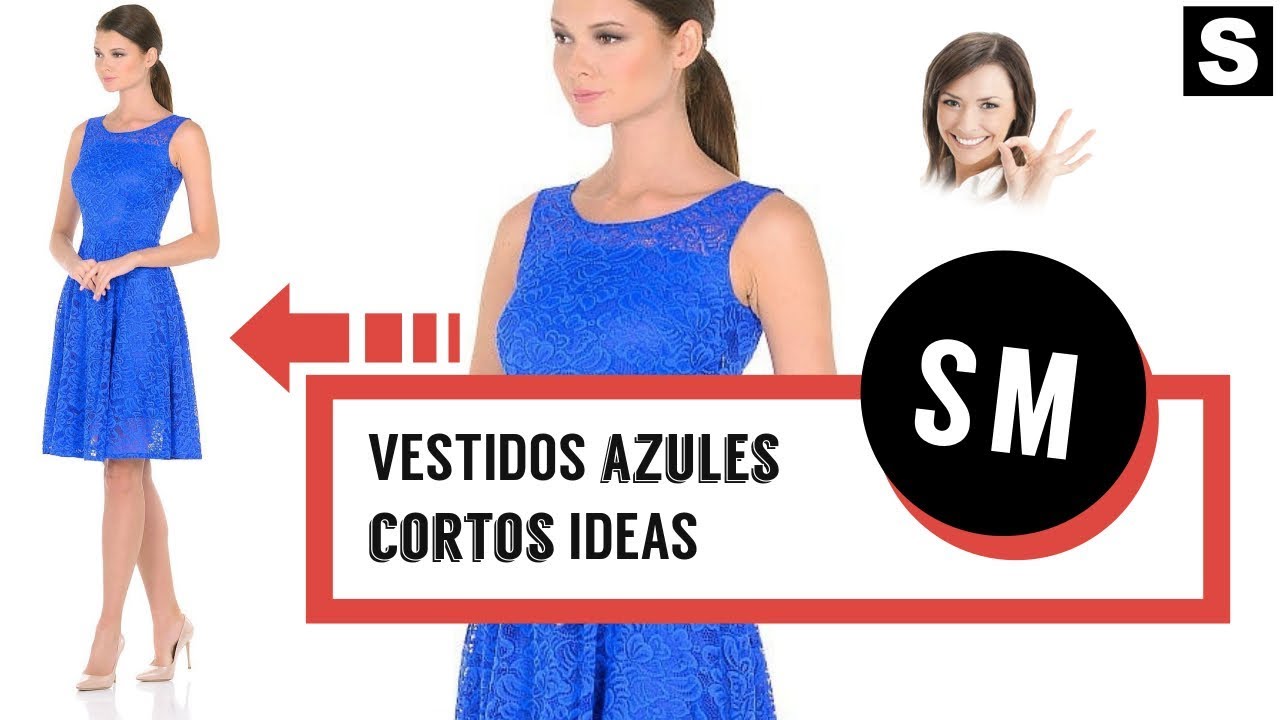 Vestidos Azules Cortos 👗 ¡20 Diseños FANTÁSTICOS!