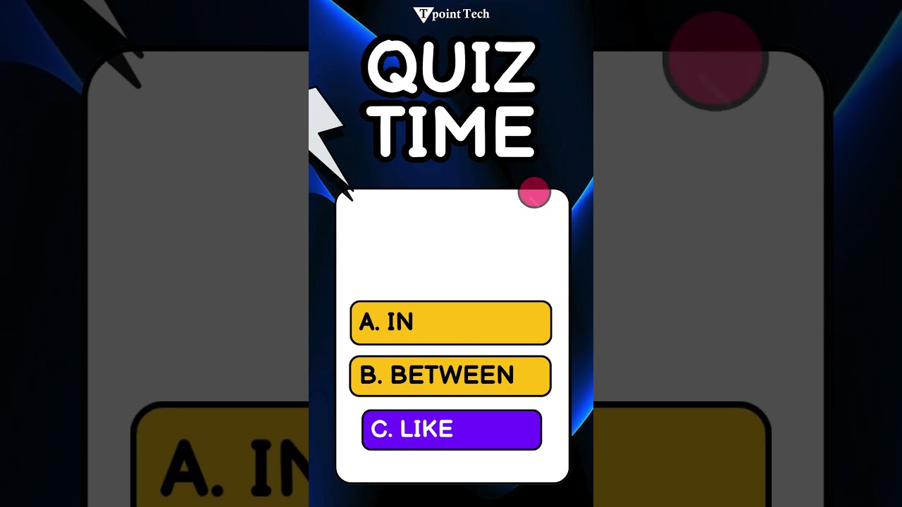 MySQL MCQs | MySQL Interview Questions & Answers | Tpoint Tech