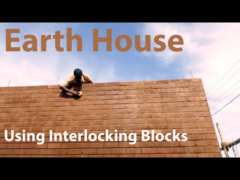 House Construction with Interlocking Earth Blocks - CSEB