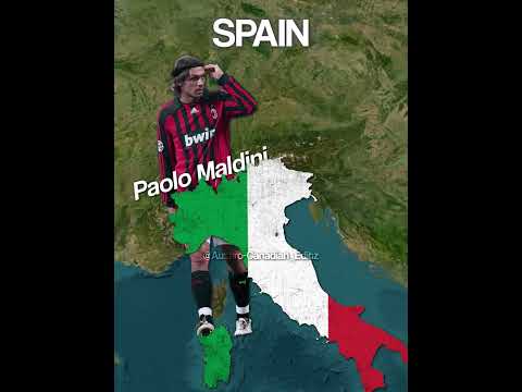 Countries and their Famous Footballers #countryballs #geography