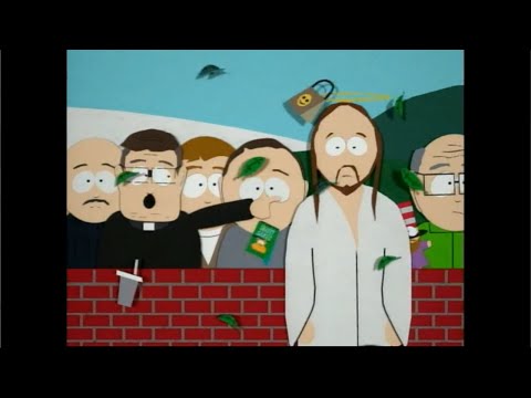 Jesus speaks to DAMIEN | South Park S01E10 - Damien