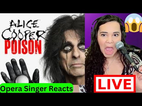🤘🤗🤘 Alice Cooper POISON | Opera Singer REACTS LIVE