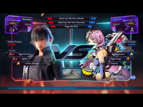 Tekken 7 | Online - Player Matches - MaeveScarlett (Noctis) vs tanikentaniken (Alisa)