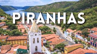 The impressive municipality of Piranhas, bathed by the São Francisco River in the Sertão region o...