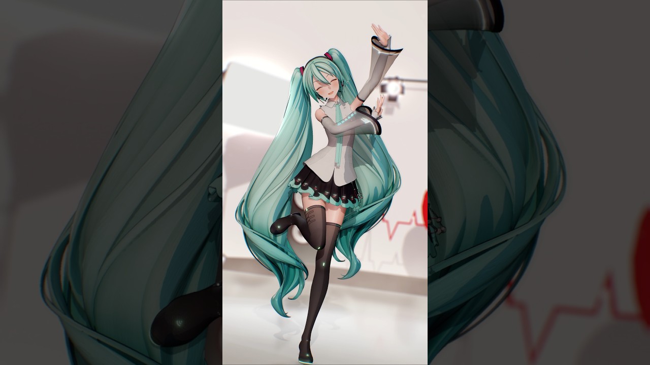 【MMD】オーバーライド / YYB式初音ミク #shorts #初音ミク #MMD
