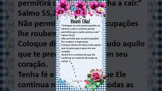 Bom Dia — Entregue Suas Preocupações a Deus #lindamensagem #bomdia #mensagem #fe #esperança