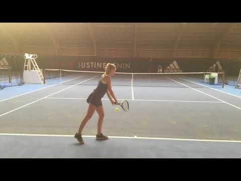 College Tennis Recruiting Video Points OverBoarder - Eva Zannier