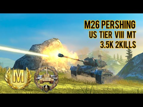 WoT Blitz M26 Pershing  3.5k 2kills  M