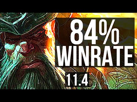 GANGPLANK vs JAX (TOP) | 84% winrate, 11/2/12, Legendary | KR Diamond | v11.4