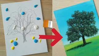 Yağlı Boya Ağaç Çizimi Nasıl Yapılır ?