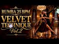 💎 RUMBA 25 BPM | VELVET TECHNIQUE Vol.2 | AI Ballroom Music