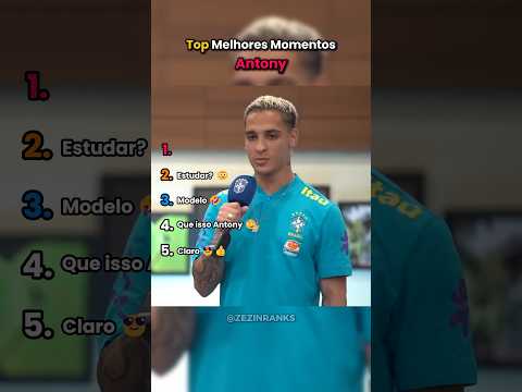 Rankeando Melhores Momentos do Antony #shorts #futebol #ranking #top5 #meme