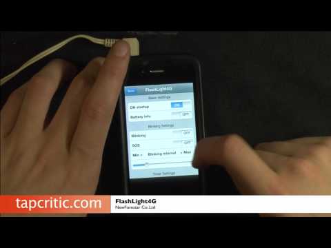 FlashLight4G iPhone / iPod Touch Review
