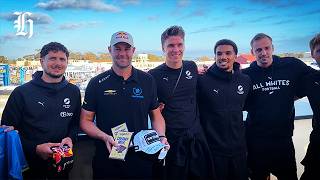 All Whites meet Shane van Gisbergen at spectacular Nascar track in San Diego