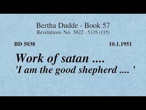 BD 5038 - WORK OF SATAN .... "I AM THE GOOD SHEPHERD ...."