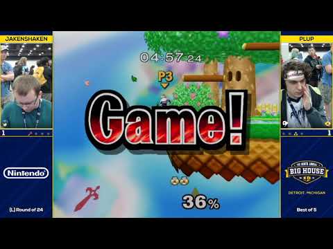 The Big House 9 - Jakenshaken (Marth) vs. Plup (Sheik) - SSBM - Top 64