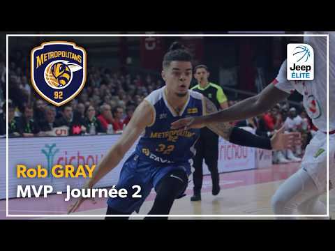 Highlights MVP Rob GRAY - J2 Jeep Elite vs. Cholet Basket