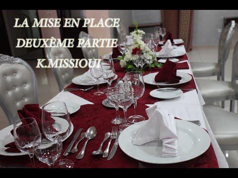 PART 2: RESTAURANT SETUP AND SERVICE