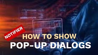 Show pop up dialogs to user  । MIT App Inventor । The App Builder