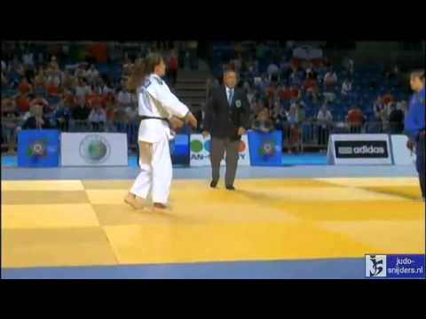 Judo 2013 European Championships U18 Tallinn: Tintor (SRB) - Tokareva (RUS) [-70kg] bronze